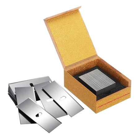 100 Pcs Replacement Mat Blades Stainless Steel Mat Cutter Blade for Framing,100 piece * 270 replacement blades,Silver