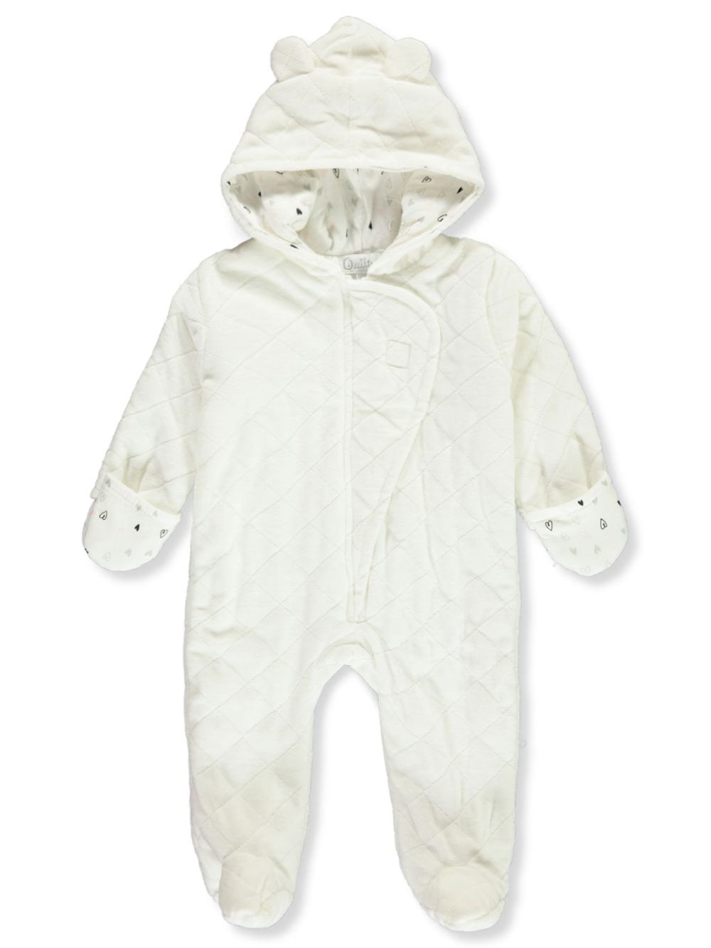 baby quilted pramsuit