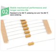 thumbnail image 4 of HUGFEGWE 20Pcs Pico Fuse 125V 1A Fast Blow Fuse Resistance Type No self-Recovery Fuse for Telecom Communication CJB91-112570, 4 of 7