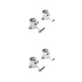 thumbnail image 1 of Kenally Nudillo de dirección Estructura mejorada Eje delantero Accesorios para automóviles Hardware para automóviles Piezas para Plata 2piezas, 1 of 6