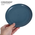 thumbnail image 3 of unbranded 8Ud Platos Cuadrados Para En Azul Con Que Facilita Alimentación Cómoda, 3 of 8