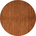 thumbnail image 1 of Ahgly Company Indoor Round Abstract Orange Modern Area Rugs, 8' Round, 1 of 4