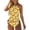 Cute Fried Eggs, variant on Womens Two Piece Swimsuits Marble Printed Tummy Control Bathing Suits Ladies Ruched Swimwear with Soft Bikini Panties