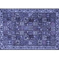 thumbnail image 1 of Ahgly Company Machine Washable Indoor Rectangle Persian Blue Traditional Area Rugs, 2' x 5', 1 of 4