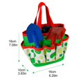 thumbnail image 3 of Children Garden Tool Storage Bag Large-capacity Portable Tool Organizer Toolbox, 3 of 5