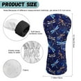 thumbnail image 6 of Yuyamidu Aesthetic Dragonfly Golf Club Head Covers PU Leather Driver Headcover, Fairway Wood Head Cover, Golf Hybrid Head Cover for Women, Blue, 6 of 7