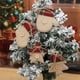 thumbnail image 1 of Adornos navideños de estrellas de arpillera (paquete de 4) | Medias navideñas de poliéster con guantes | Decoración festiva para interiores y exteriores | Adornos rústicos para colgar en Navidad, 1 of 6