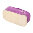 thumbnail image 2 of UALSRZL Pencil Case, Large Capacity Pencil Pouch Multifunctional, Stain-resistant Pencil Bag Box for Kids Elementary Middle School Supplies, Purple, 2 of 6