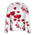 thumbnail image 4 of fartey Men's 2025 Valentine Day T Shirt Plus Size Romantic Love Heart Print Tops Funny Tunic Fit Fitness Long Sleeve Tshirts Lovely Round Neck Hip Hop Tee Top for Men, S-5XL, 4 of 5