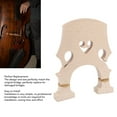 thumbnail image 3 of Violin Part, Sturdy Texture Contrabass Bridge Perfectly Fit Maple Wood Smoothly Finish Simple Installation  For Replacement, 3 of 7