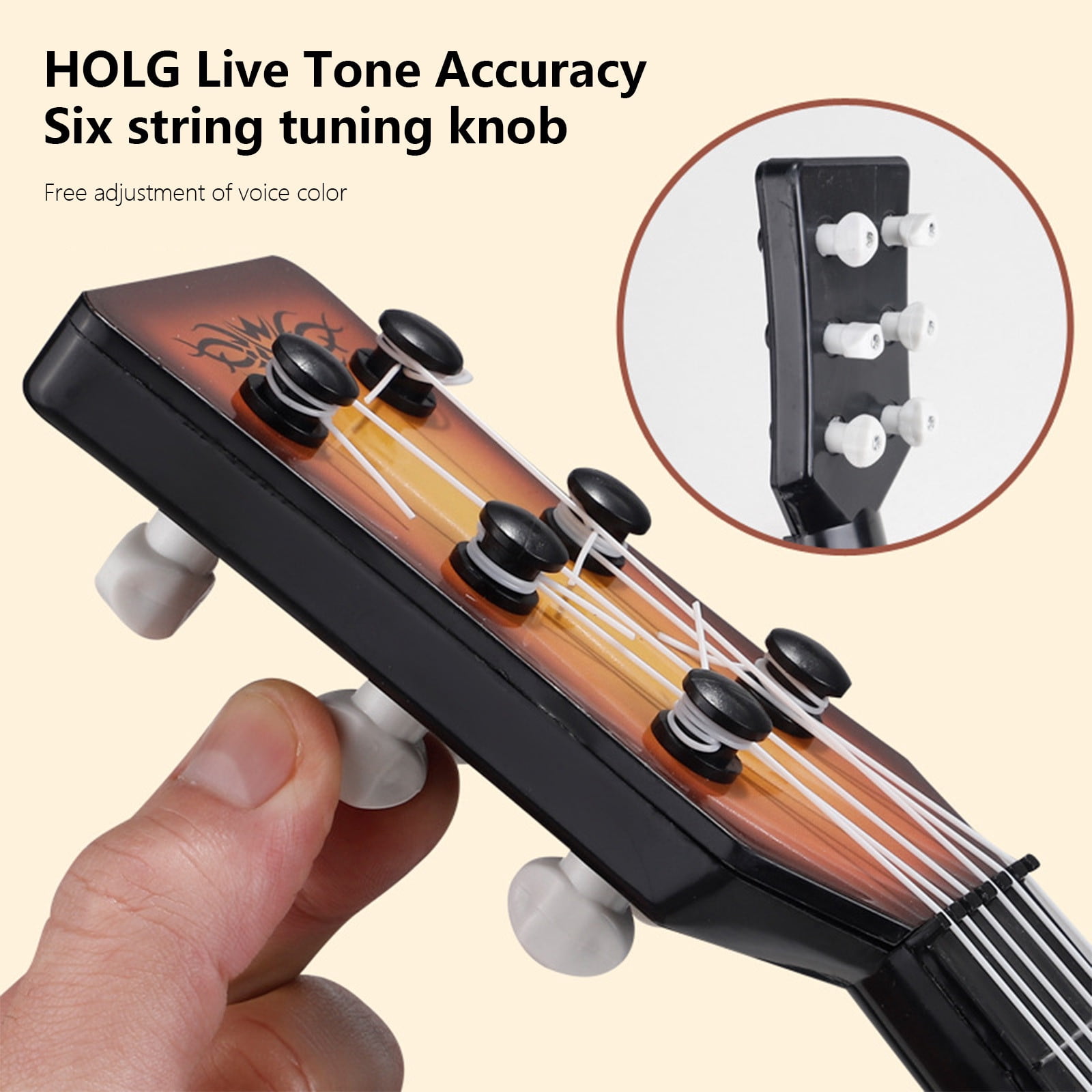 RKZDSR Beginner's 22-Inch Ukulele for Kids, Early Education Musical Instrument Toy Guitar