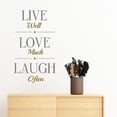 thumbnail image 1 of Vinil Decorativo Lumik Live Love Laugh, 1 of 3