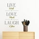thumbnail image 1 of Vinil Decorativo Lumik Live Love Laugh, 1 of 3