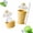 Yellow, variant on Portable Foldable Ice Ball Cup with Lid and Straw, Reusable Ices Ball Maker Mold, Creative Silicone Ice Hockey Cup Lightweight & Easy-Clean for Whiskey, Juice, Coffee and Cold Drinks (Yellow)