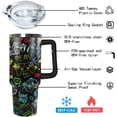 thumbnail image 4 of 40 oz GamerTumbler with Handle Lid and Straw,Game Stainless Steel Coffee Tumbler Mug Cup Watter Botter,Game Gifts for Gamer Lovers, Gaming Stuff/Accessories, 4 of 6
