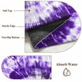 thumbnail image 6 of Purple Ombre Round Area Rug 8Ft Washable Large Circle Rugs for Living Room Dorm, Modern Abstract Tie Dye Painting Art Non-Slip Carpet Floor Mats Indoor Outdoor Carpet Runner Aesthetic Home Decor, 6 of 8