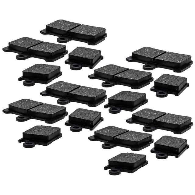 Niche Front Brake Pad Set for Honda VFR1200F Semi-Metallic 4 Pack 519-KPA2476D