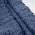 thumbnail image 3 of Kvture Shorts for Men Casual Summer Drawstring Elastic Waist Beach Short Loose Fit Texture with Side Pockets Navy XL, 3 of 5