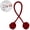 Black Red, variant on Clearance Under $5 Begleri Fidget Toy,Fidget Beads,Begleri Fidget,Worry Worm,Fidget Beads Skill Toys,Fidget Toys,Parachute Cord and Steel Beads (Red Black 10*1in)Clearance from ANMUYUM