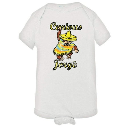 

PleaseMeTees™ Baby Curious Jorge George Funny Mexican Sombrero HQ Jumper