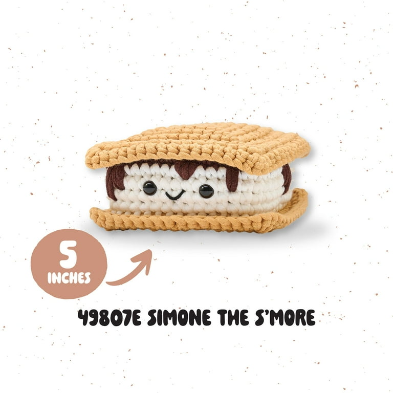 Bucilla Amigurumi Complete Crochet Kit, Simone the S'more, 5