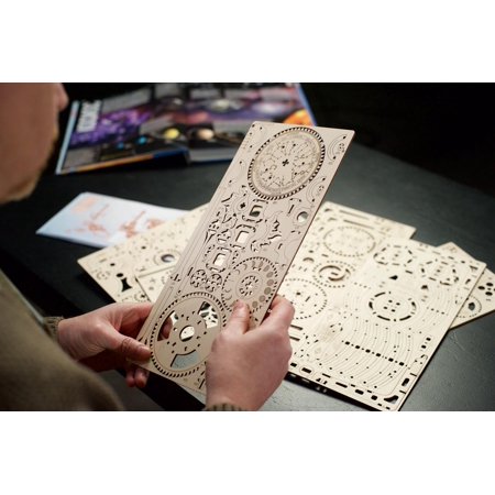 Ugears ユーギアーズ メカニカルテルリオン 三球儀 70167 Mechanical Tellurion 木製 ブロック DIY パズル 組立