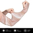 thumbnail image 3 of Sun Protection Arm Sleeves for Men Women, Rose Gold Glitter Splatter Sleeves to Cover Arms with Thumb Hole Cooling Sleeve, 3 of 6