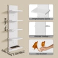 thumbnail image 2 of Fairy 5 Tier Wall Shelf Unit, White Floating Wall Shelves, Vertical Wall Organizer for Bedroom, Living Room & Home Decor, 2 of 7
