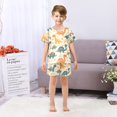 thumbnail image 7 of joogoo Cute Dinosaurs Pattern Pajama Sets Short Sleeve Cotton 2-Piece Sleepwear 10Y, 7 of 7