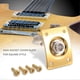 thumbnail image 4 of Square Style Jack Plate Guitar Bass Jack 1/4 Output Input Jack Socket, 4 of 5