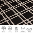thumbnail image 6 of Safavieh Courtyard Jasper Geometric Indoor/Outdoor Area Rug, Black/Beige, 7'10" x 7'10" Round, 6 of 12