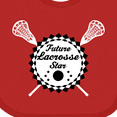 thumbnail image 4 of Inktastic Future Lacrosse Star childs Boys or Girls Baby Bib, 4 of 4