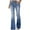 Blue, variant on Women Jeans Jean Pants for Women with Holes Pants Size 12 Control Too Straight for plus Size Women's Flare Bottom Jeans High Waisted Wide Leg Bootcut Stretchy Denim Blue L