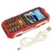 thumbnail image 2 of Teléfono desbloqueado 2G, teléfono móvil multifuncional con doble SIM, botón grande, batería de 16800mAh, teléfono retro para personas mayores, color rojo, 2 of 8