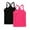 Black+Hot Pink, variant on Miqool 2 Pieces Girls Dance Tank Tops Kids Racerback Sleeveless Basic Tops for Yoga Sports Ballet Gymnastics Dancewear, Sizes 12M-13T