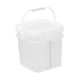 thumbnail image 5 of deevoka Paint Bucket Sealing Leakproof Paint Pail with Handle for BBQ Outdoor Indoor 10 L, 5 of 9