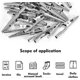 thumbnail image 5 of 60 Pieces Metal Alligator Clips, Metal Test Alligator Clips, Metal Wire Alligator Clips, Alligator Alligator Clips, Electric Alligator Clips For Autom, 5 of 5