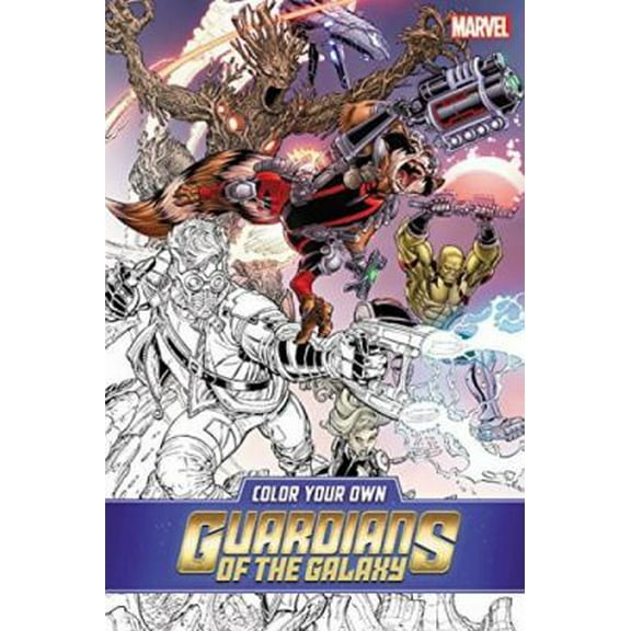 Pre-Owned Color Your Own Guardians of the Galaxy (Paperback) 130290440X 9781302904401