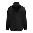 thumbnail image 2 of Vedolay Women Sweater Women's Neck 2023 Fall Oversized Sweater Casual Ribbed Knit Pullover Top,Black L, 2 of 5
