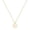 Pearl White-Bead Chain, variant on Turandoss 14K Gold Plated Cross Necklace for Women Dainty 14K Gold Plated Simple Small Tiny Enamel Cross Choker Necklace Trendy Jewelry Religious Christian Baptism Jesus Faith Jewelry Gifts