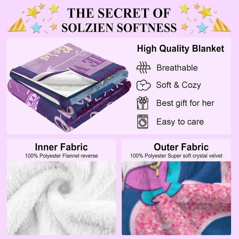 Year Old Girl Birthday Gift Ideas Blanket 50