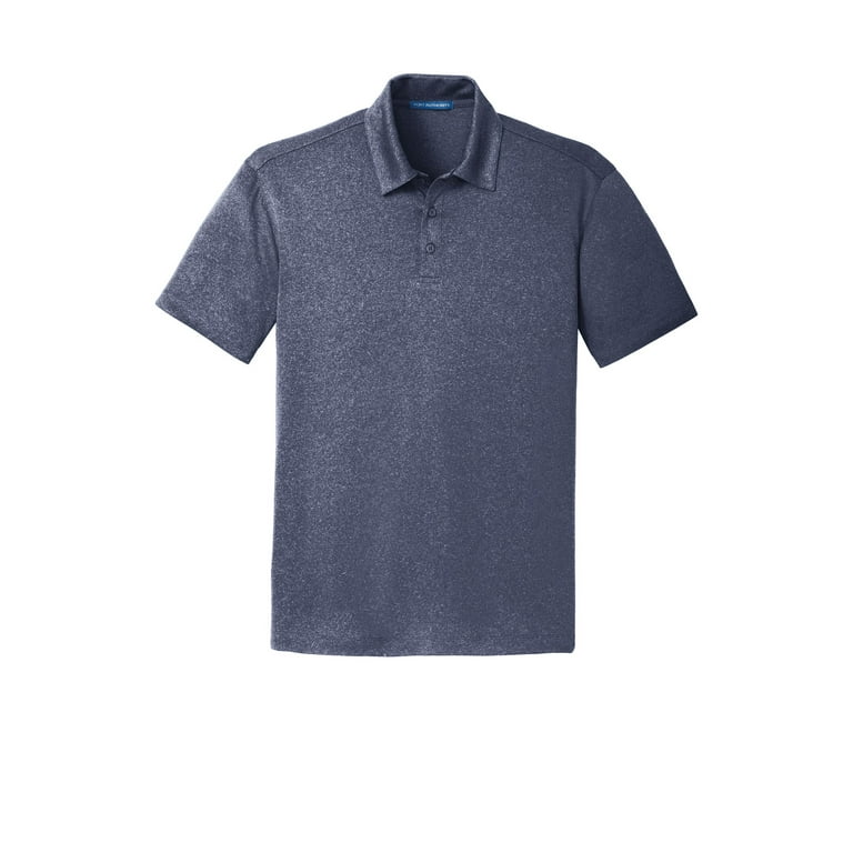 Port authority top trace heather polo