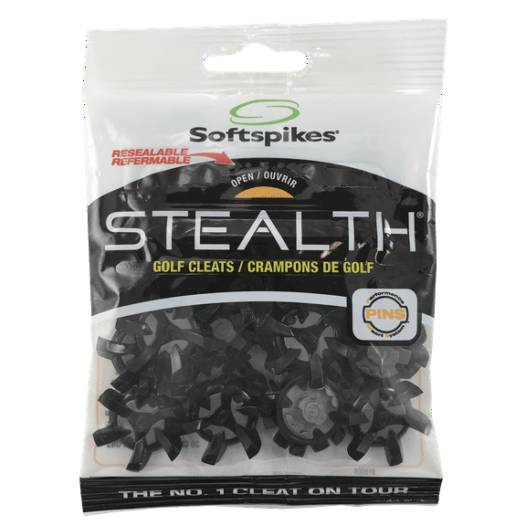 Softspikes Stealth PINS Golf Cleat, 20 Count