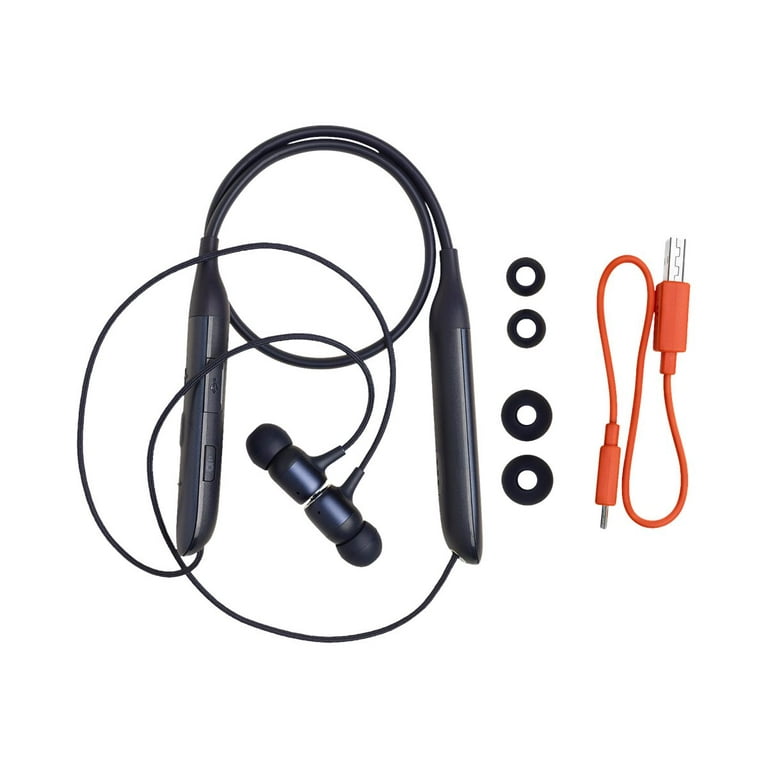 In Ear Wireless Neckband Headphones Blue Walmart