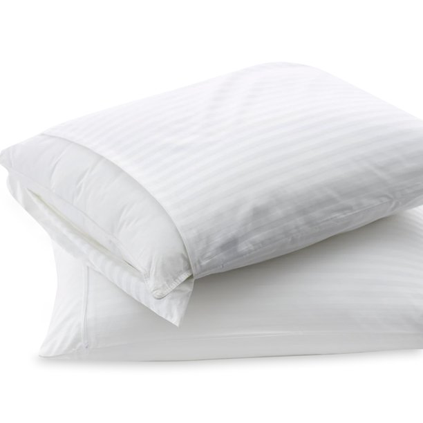 Continental Bedding Damask Pillow Protector 100 Cotton Queen