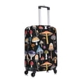 thumbnail image 3 of Uemuo Mushrooms and Autumn Leaves Printed Washable Luggage Cover - Fashion Suitcase Protector Fits 18-32 Inch Luggage -Large, 3 of 9