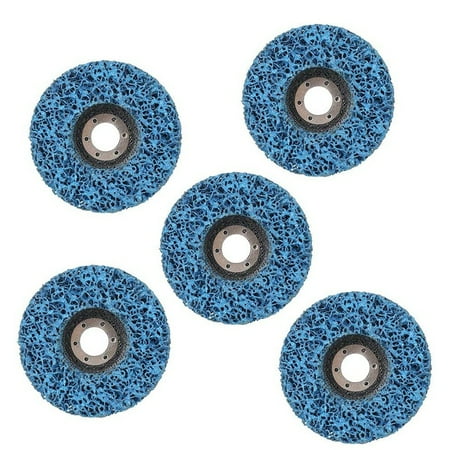 

5Pcs 125mm Diameter Cleaning Strip Wheel Grinding Abrasive Disc for Angle Grinder Paint Rust Grinder Remover Tools