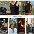 thumbnail image 6 of COMFREE Neoprene Sauna Suit for Men Waist Trainer Sweat Vest Zipper Body Shaper with Adjustable Tank Top, 6 of 7
