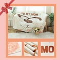 thumbnail image 5 of Gifts for Mom Birthday Gifts for Mom from Son to My Mom Blanket Christmas Valentines Day Mothers Day Present Ideas for Mom I Love You Best Mom Ever Gift Super Soft Throw Blanket 60 X 50, 5 of 6