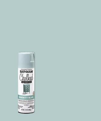 Rustoleum 302595 12 Oz Serenity Blue Chalked Ultra Matte Spray Paint (Pack of 6)